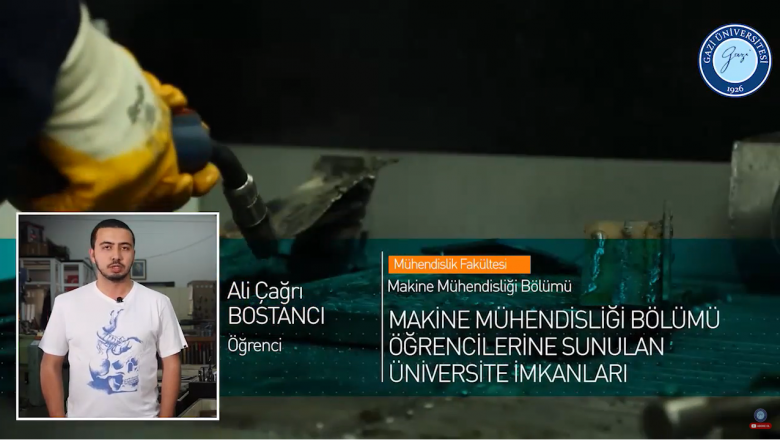 Gazi Üniversitesi Makine Mühendisliği Bölümü Tanıtımı