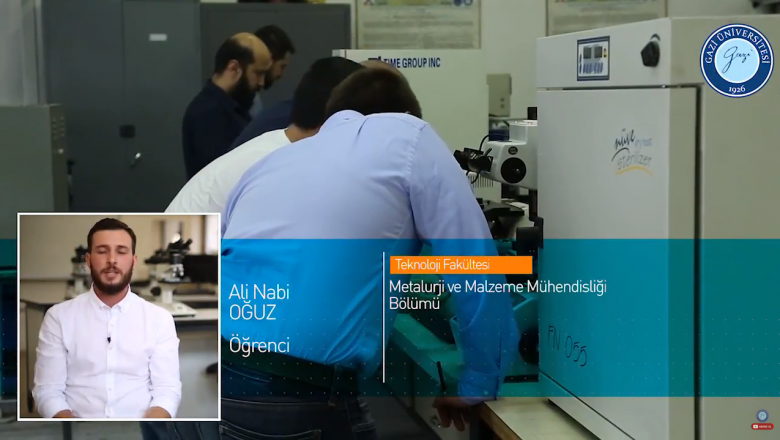 Gazi Üniversitesi Metalurji ve Malzeme Mühendisliği Bölümü Tanıtımı