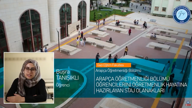 Gazi Üniversitesi Arapça Öğretmenliği Bölümü Tanıtımı
