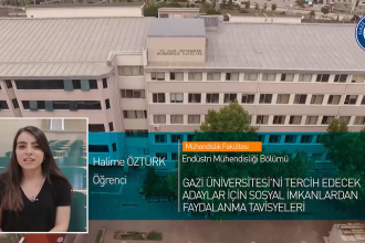 Gazi Üniversitesi Endüstri Mühendisliği Bölümü Tanıtımı