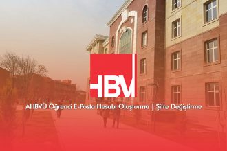 AHBVÜ Öğrenci E-Posta Hesabı Oluşturma | Şifre Değiştirme